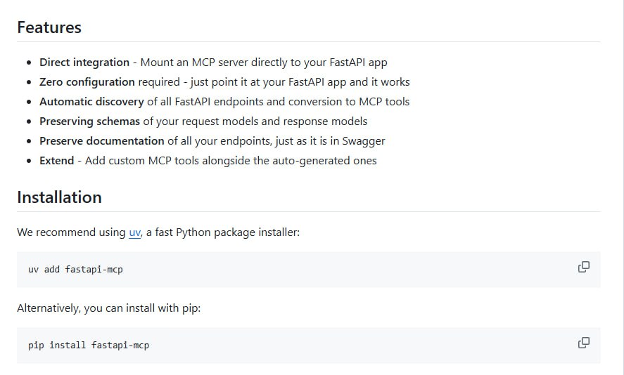 fastapi_mcp：FastAPI接口零配置变身MCP工具，省时省力！
